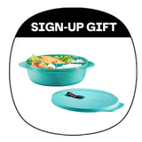 Sign Up Gift: CrystalWave Divided Dish (1) 825ml