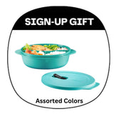 Sign Up Gift: CrystalWave Divided Dish (1) 825ml